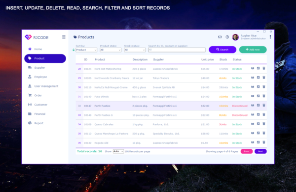 C#- Layered MVP Project Ex- DDD Based, Modern UI - Imagen 5