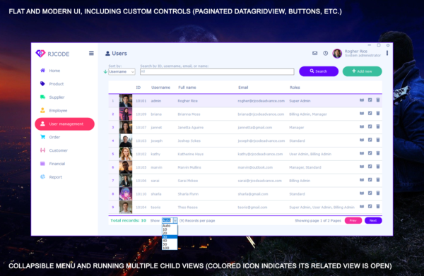 C#- Layered MVP Project Ex- DDD Based, Modern UI - Imagen 7