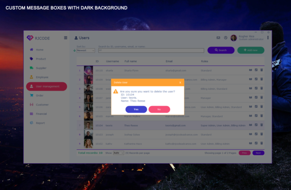C#- Layered MVP Project Ex- DDD Based, Modern UI - Imagen 8